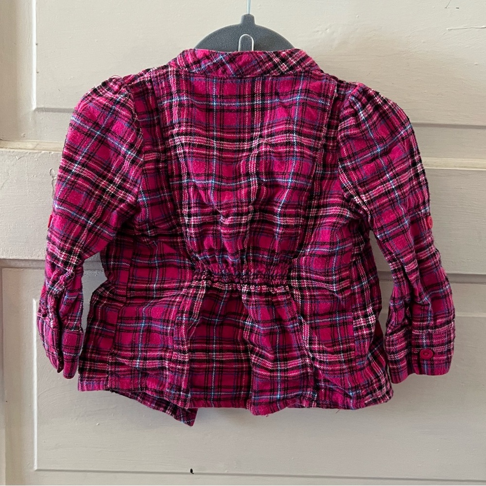 Pink Flannel w/pockets - Picture 4 of 4